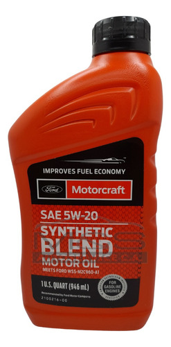 Aceite 5w20 Semi-sintètico Motorcraft