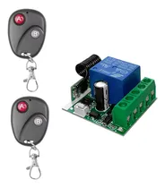 Comprar 2 Controles Remoto Inalámbricos 1rele 12-220v 10a 433mhz Kit