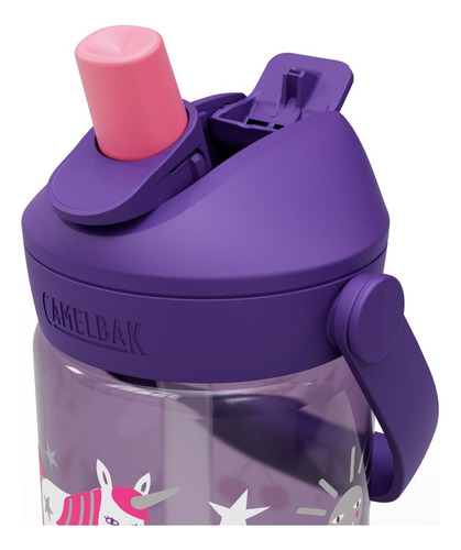 Botella Camelbak Niños Thrive Flip Straw 350 Ml Morada