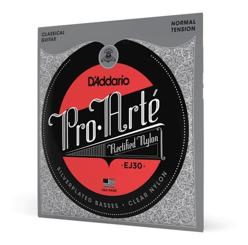 Cuerdas Guitarra Nylon Tensión Normal Daddario Pro Arte Ej30