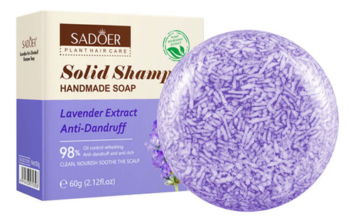 Sabonete De Limpeza Anticaspa Antiitch Shampoo Sabonete 60g