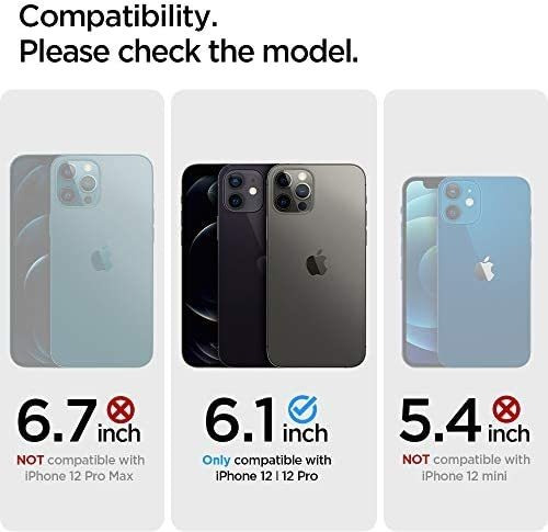 Funda Spigen Tough Armor iPhone 12/12 Pro, Diseño Gunmetal