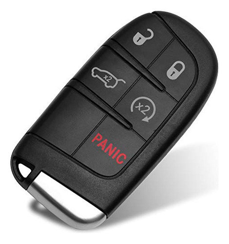 Fits For 5 Buttons Keyless Entry Remote Key Fob Jeep Gr...