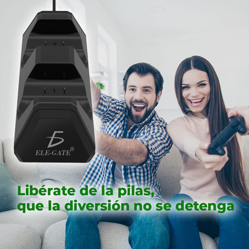 Estacion De Carga, 2 Baterias Para Xbox One, Xbox X, Seriess