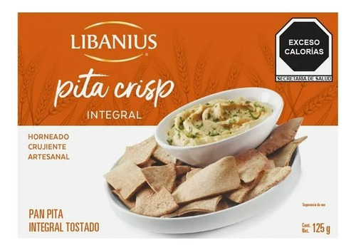 Pita Crisp Libanius Pita Crisp Integral Tostado 125 G