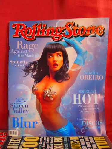 Revista Rolling Stone Natalia Oreiro Especial Hot Ratm Nr 22