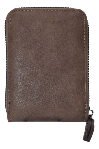 Tarjetero Billetera Hombre Padre Pu Rfid Uniform 11/12768 Marrón Liso