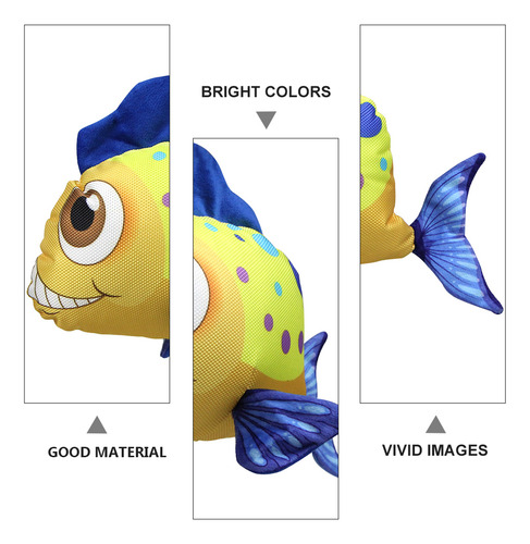 Juguete De Peluche Interactivo Con Forma De Pez Para Perro Q