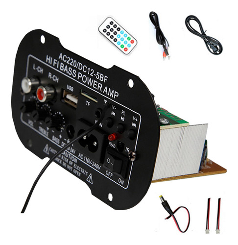Hi-fi Bass Power Subwoofer Amp Board Coche Mini Amplificador