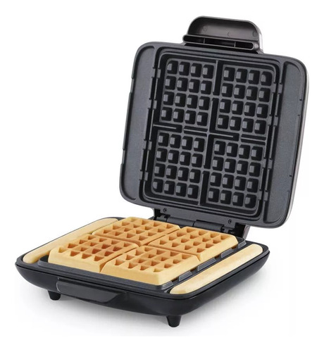 Waflera Dash Grande Cuadrada 4 Waffles 2 Tiras Antiadherente