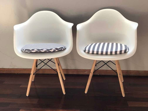 Almohadón Sillon Eames Gabardina Pack 3 Unid 3cm