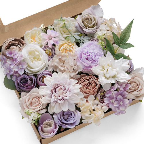 Udoula Paquete Combinado De Flores Artificiales De Lavanda,