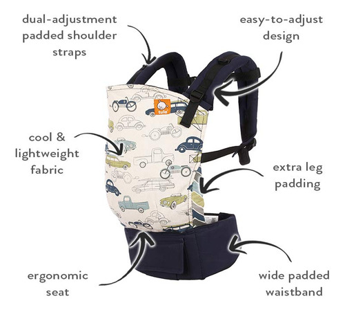 Portabebés Ergonómico Tula - Slow Ride - Bebé