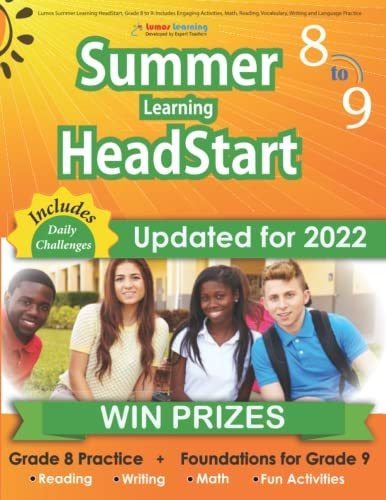 Lumos Summer Learning Headstart, Grade 8 To 9 Includes Enga, De Learning, Lumos. Editorial Independently Published, Tapa Blanda En Inglés, 2019