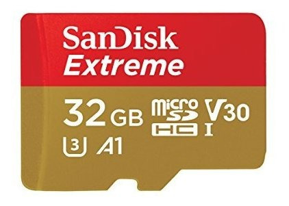 Tarjeta Sandisk Extreme 32 Gb Microsdhc Uhs-3 - Sdsqxaf-032g