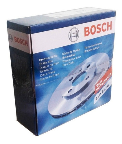 Kit 4 Discos Delanteros Y Traseros Para Gm Cruze 1.8 - Bosch