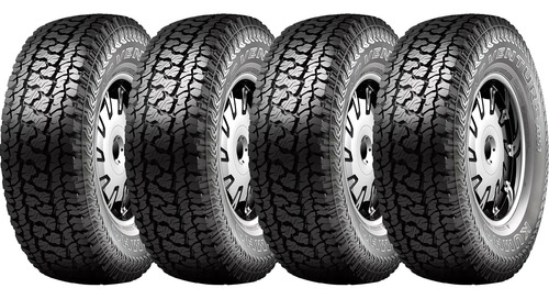 Kit de 4 pneus Kumho Suv / Caminhonete Road Venture AT51 205/65R15 94 - 670 kg T