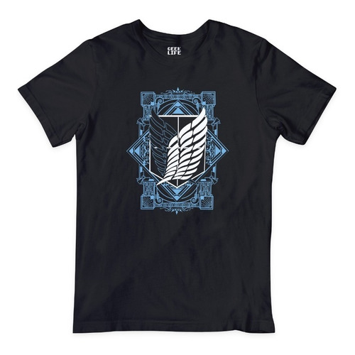 Camiseta Attack On Titan Escudo Anime