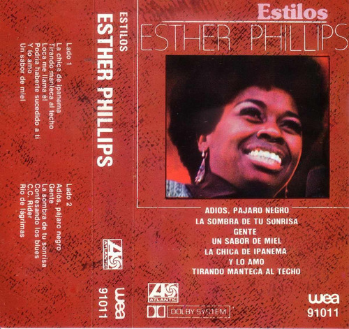 Esther Phillips Estilos Soul R&b Cassette Original Pvl