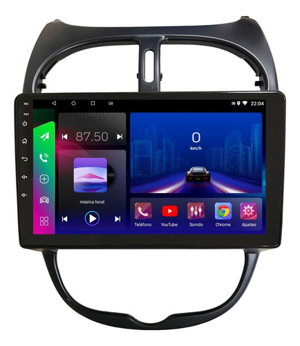 Pantalla Multimedia Peugeot 206 Android Auto Carplay 2/32gb