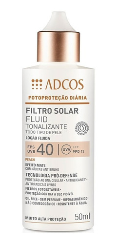 Adcos Professional Filtro Solar Fps 40 Fluid 50ml