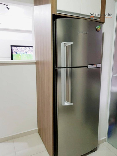 Imagem 12 de 22 de Apartamento Com 2 Dormitórios À Venda, 53 M² Por R$ 270.000,00 - Vila Scarpelli - Santo André/sp - Ap3182