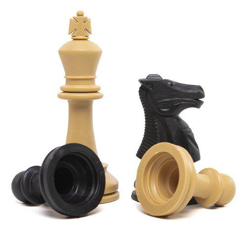 Jogo De Xadrez Jaehrig Profissional Sem Peso Tabuleiro + 2 D