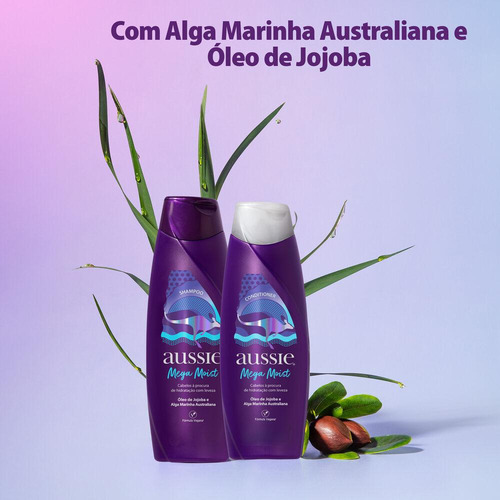 Shampoo Mega Moist 360ml Aussie