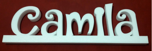 Letras Corporeas Polyfan 10 Cm Pintadas Belgrano Candy Ba