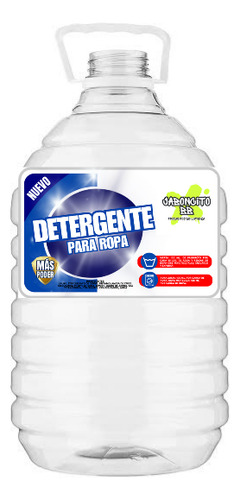 Detergente Líquido Para Ropa Blanca 5 Litros 