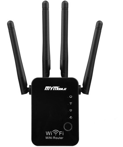 Repetidor Router Wifi Rompe Muros De 300 Mbps 4 Antenas