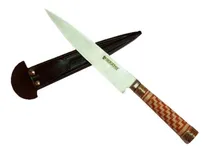 Comprar Cuchillo 20cm Acero Inoxidable Seigen + Vaina De Cuero