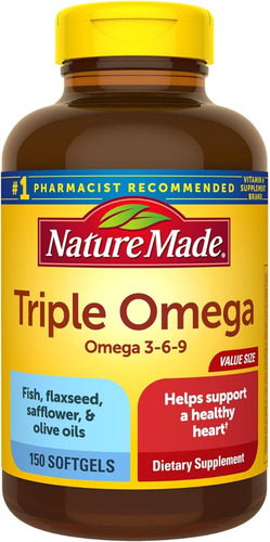 Triple Omega 3-6-9 Nature Made 150 Softgel