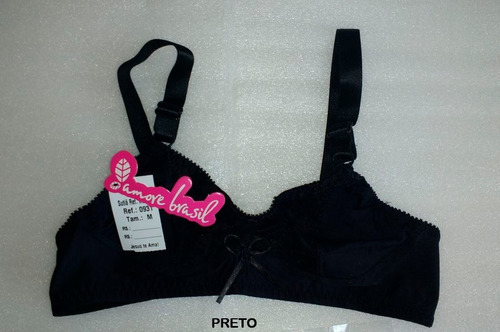 Kit Com 3 Sutiãs Amore Brasil Tamanho M