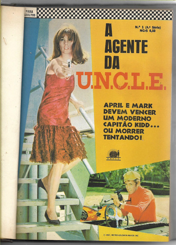 Quem Foi Agente Da Uncle Nºs 1 Ao 14 Completa Ebal 1969 Orig (Usado)