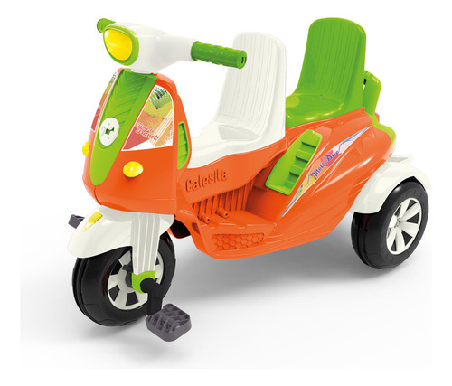 Moto Duo Infantil De Passeio Ou Pedal C/2 Lugares - Calesita
