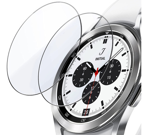 Combo 2 Micas D Cristal Templado Premium Para Galaxy Watch 4