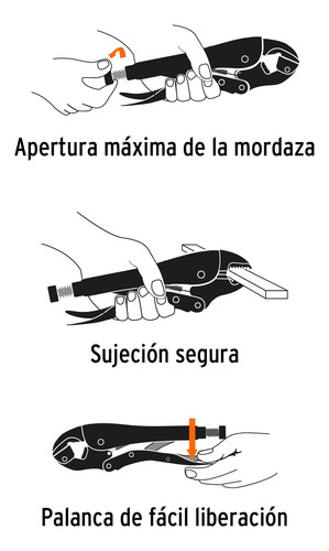 Pinza De Presion Recta 10 Truper 17437