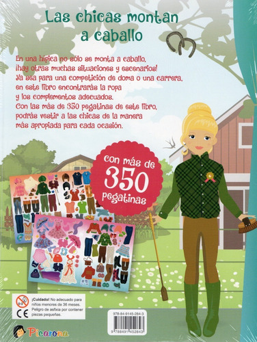 Las Chicas Montan A Caballo - Pegatinas, Infantil, Manualida