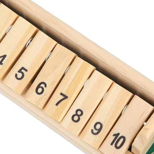 Juego De Dados De Madera, Juego De Números De Tablero Para N