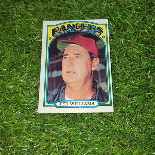 Cv Ted Williams Topps 1972