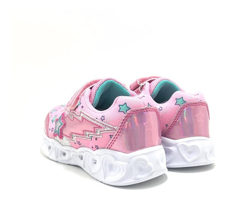 Zapatilla Nena Con Luz Velcro Livianas Botanguita Rinsey