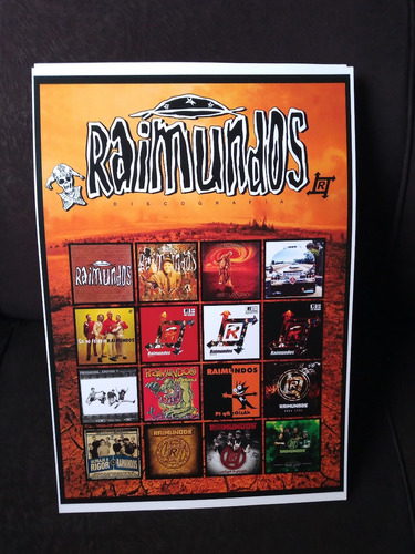 Poster Banda Raimundos Homenagem Com Capas De Vinil Lp Cd