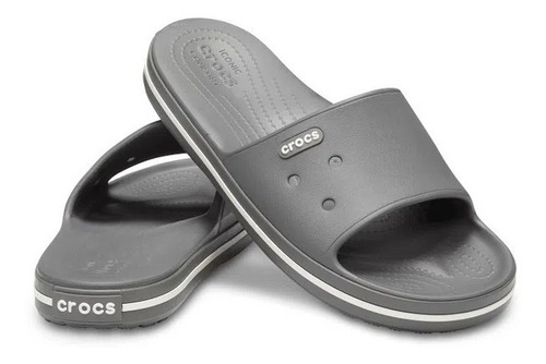 Chinelo Crocband Il Slide Cinza