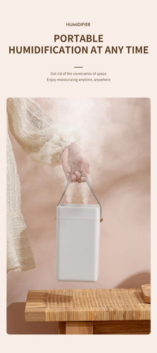 Humidificador Doble Niebla T17 Difusor De Aromas De 3 Litros