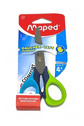 Tijera Maped Sensoft 3d Zurdos 13 Cm #849967741