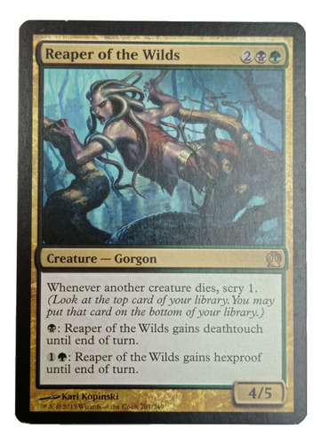 Carta Reaper Of The Wilds [theros] Mtg Gorgon
