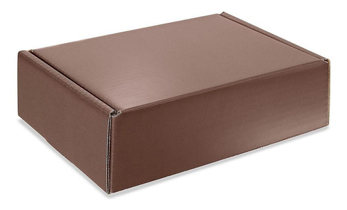 Cajas De Colores - 23x17x7cm, Chocolate - 25/paq - Uline
