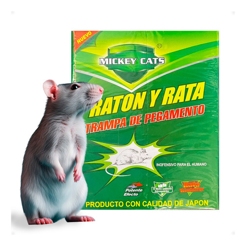 Trampa Adhesiva Para Ratas Y Ratones Pegamento Sin Veneno 