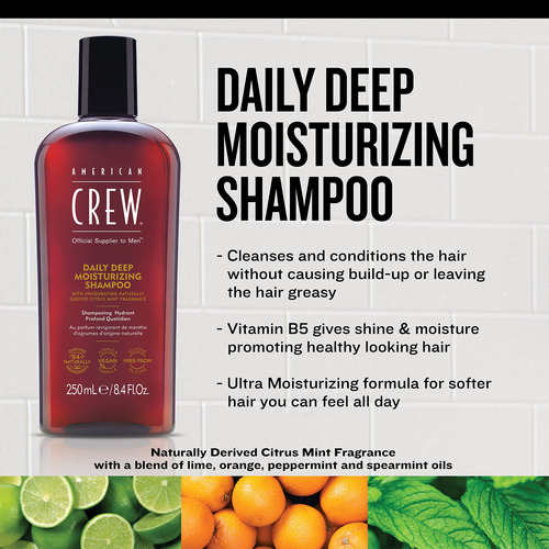 Shampoo American Crew Daily Deep Moisturizer 250ml Para Home
